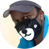 Allan Jeremy thumbnail in a black bear bandit mask